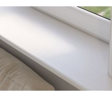 White Woodgrain Laminate Window Board