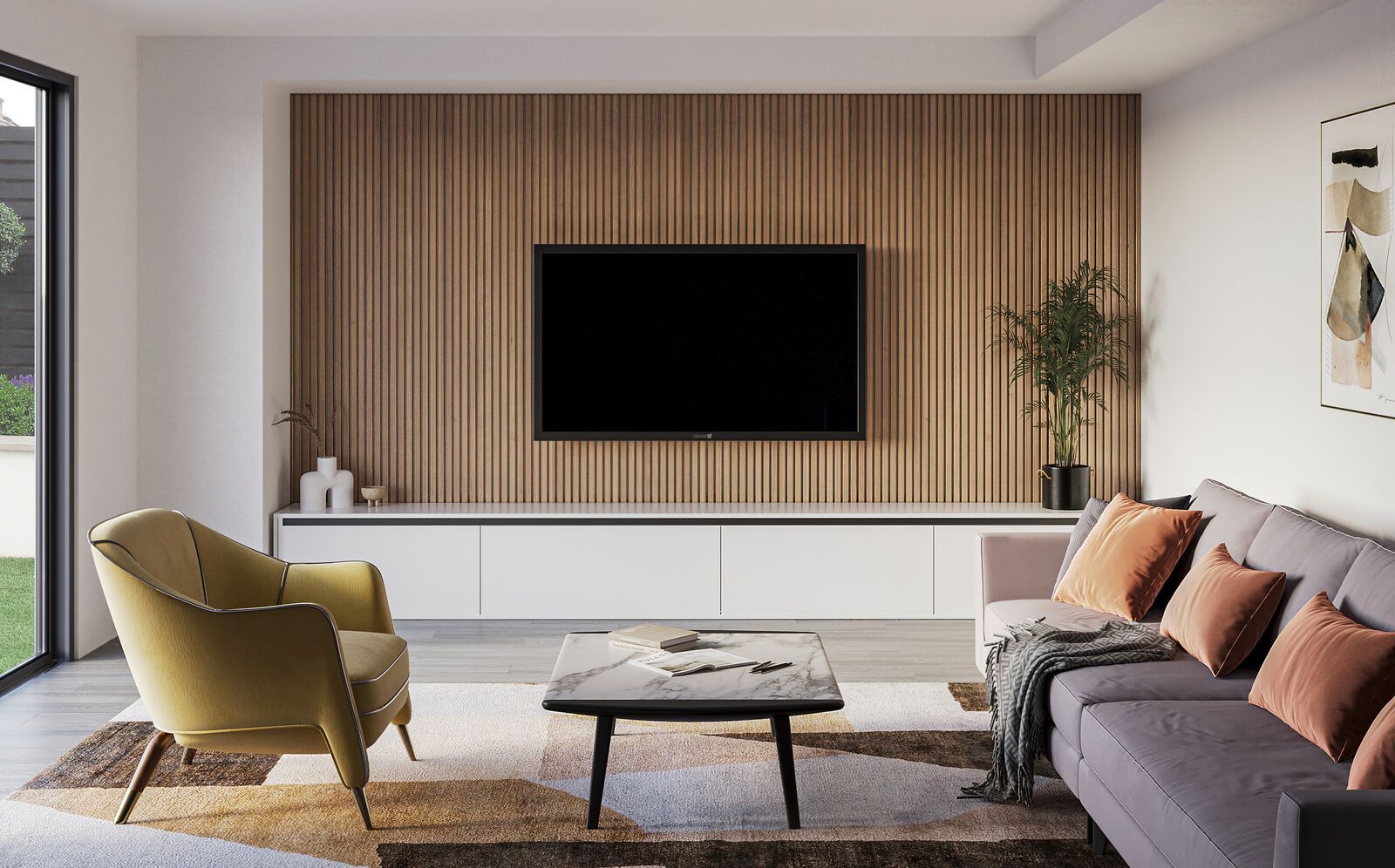 Our New Slatted Wall Panelling Set